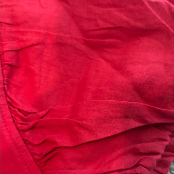 Burberry Red Tee with Gold Cavalry Horse Motif - Picture 5 of 8